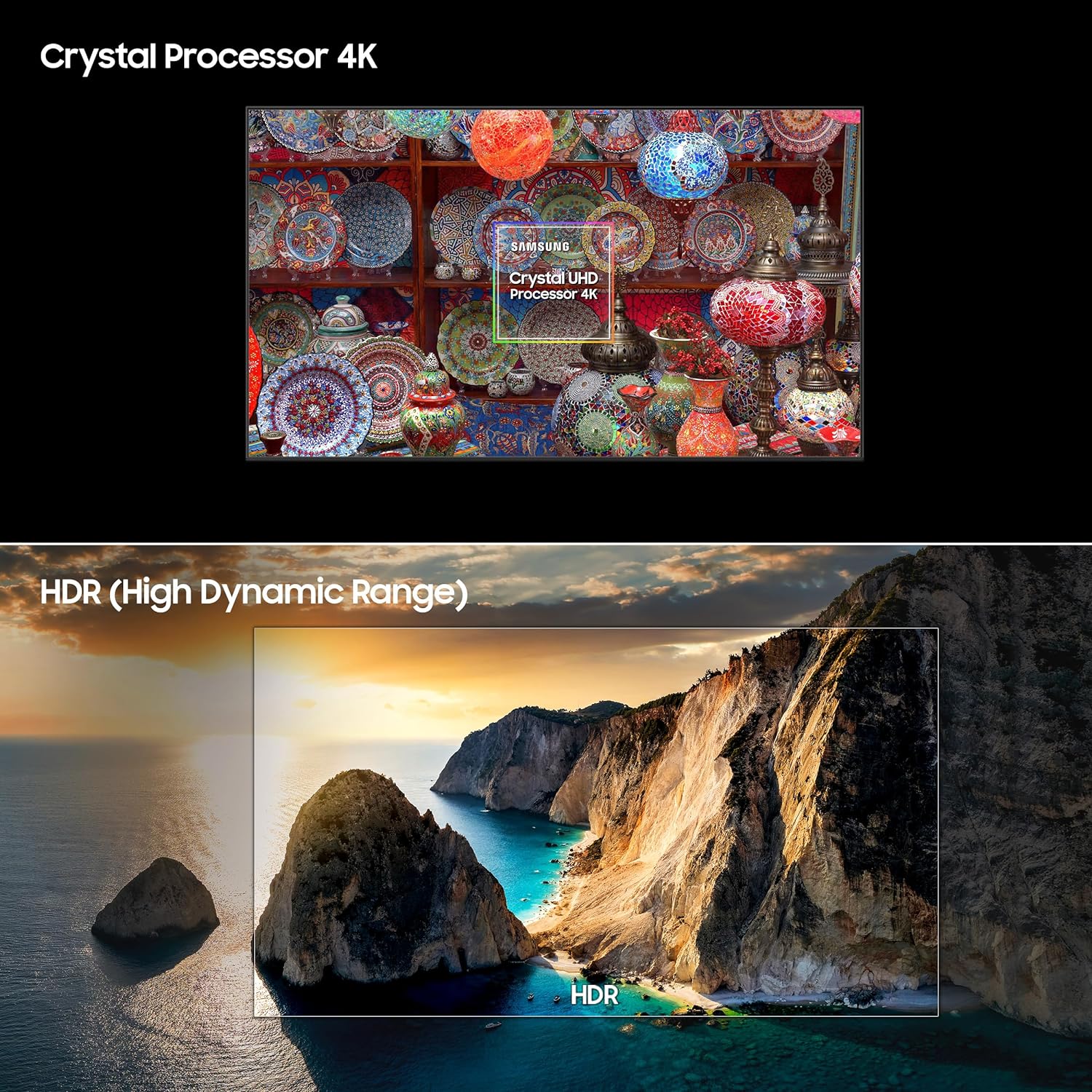 Samsung 138 cm (55 inches) 4K Ultra HD Smart LED TV UA55DU7700KLXL