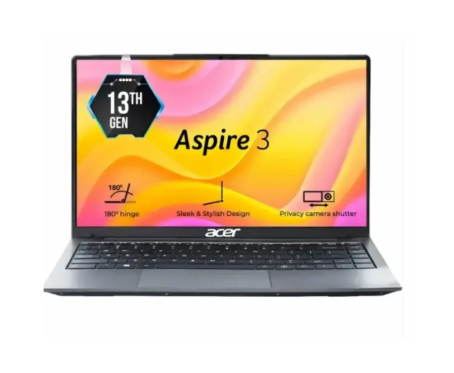 Acer UN.34YSI.01W Aspire 3 A325-53 Laptop, Intel Core i5 13th Gen Processor, 8GB RAM, 500GB Storage, Windows 11 Home, Notebook