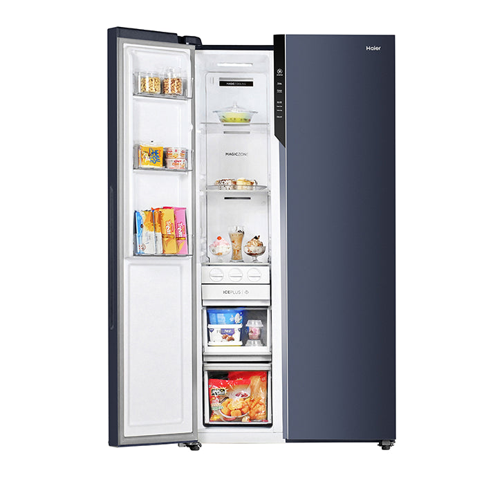 Haier 602L, Stabilizer Free Operation, WiFi Enabled, 2 Door Side by side Refrigerator HRS-682GKU1