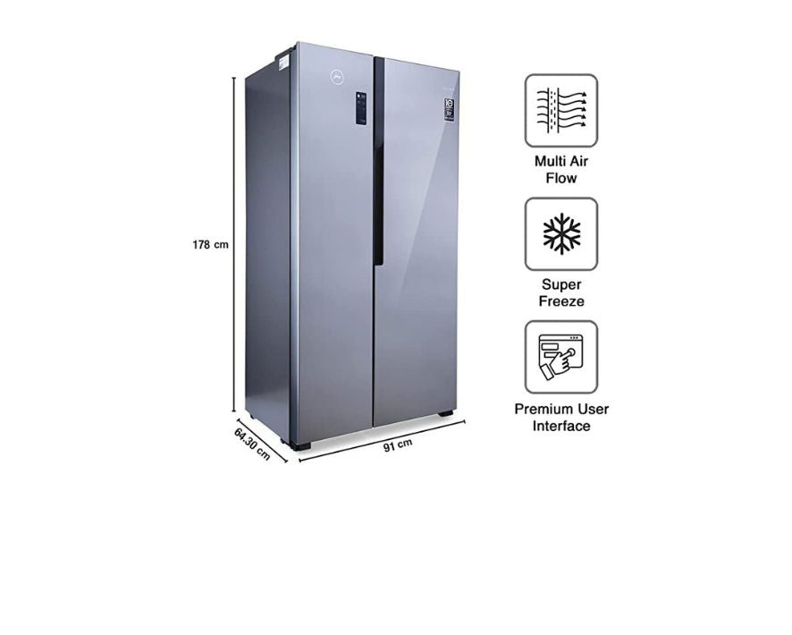 Godrej Side By Side Refrigerator RS EONVELVET 579 RFD PL ST