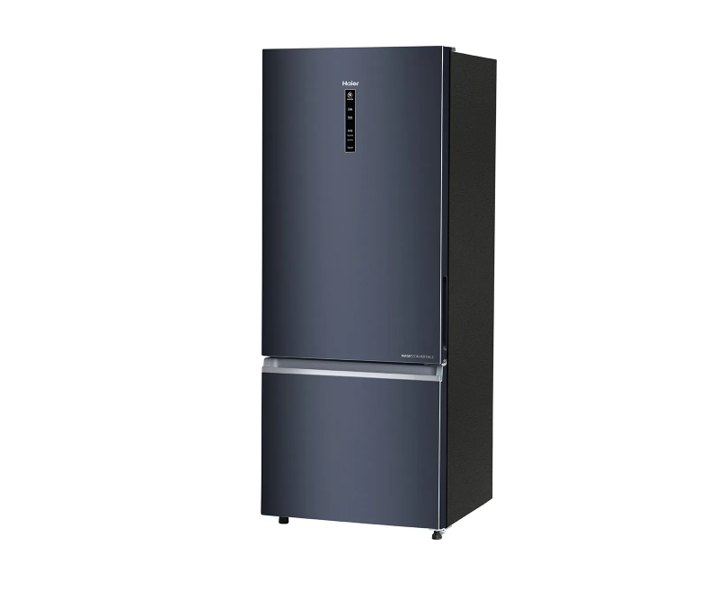 Haier 445 L, 2 Star, Convertible 14-in-1 Triple Inverter &amp; Fan Motor Technology, with Display Frost Free Double Door Refrigerator (HRB-4952BGK-P )