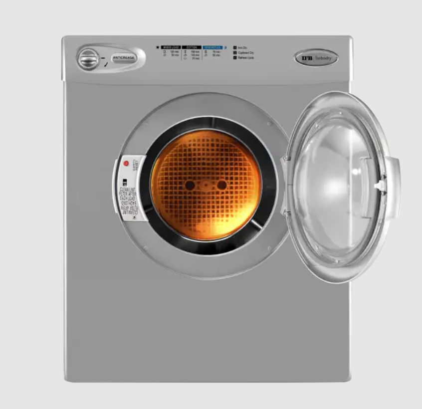 IFB TurboDry EX Clothes Dryer 5.5 kg | 55 rpm | Rich Silver TurboDry EX