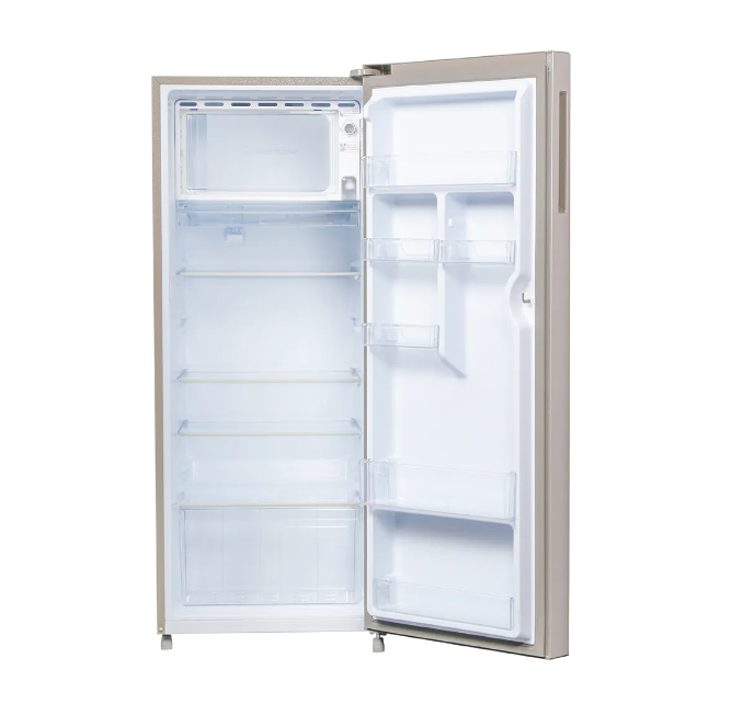 Haier 190 L, 3 Star, Inox Steel Finish Direct Cool Single Door Refrigerator(HRD-2103BIS-P)