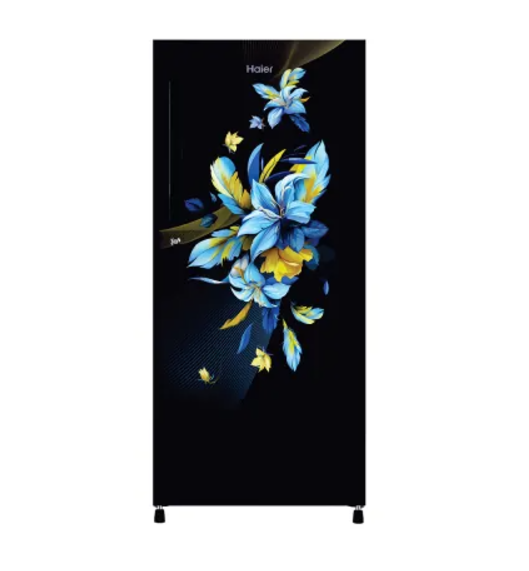 Haier 190 L, 3 Star, Black Opal Finish Direct Cool Single Door Refrigerator (HRD-2103CKO-P)