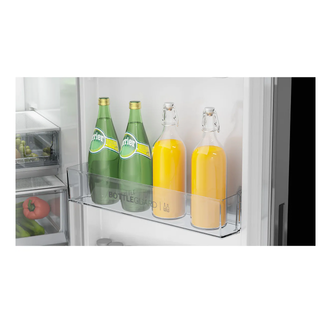 Haier 445 L, 2 Star, Inox Steel Finish Bottom Mounted Frost Free Refrigerator (HRB-4952BIS-P)