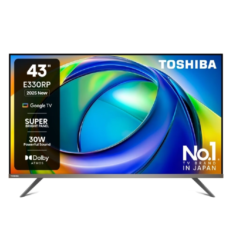 Toshiba 109.2 cm (43 inch) 4K UHD TV, 43E330RP
