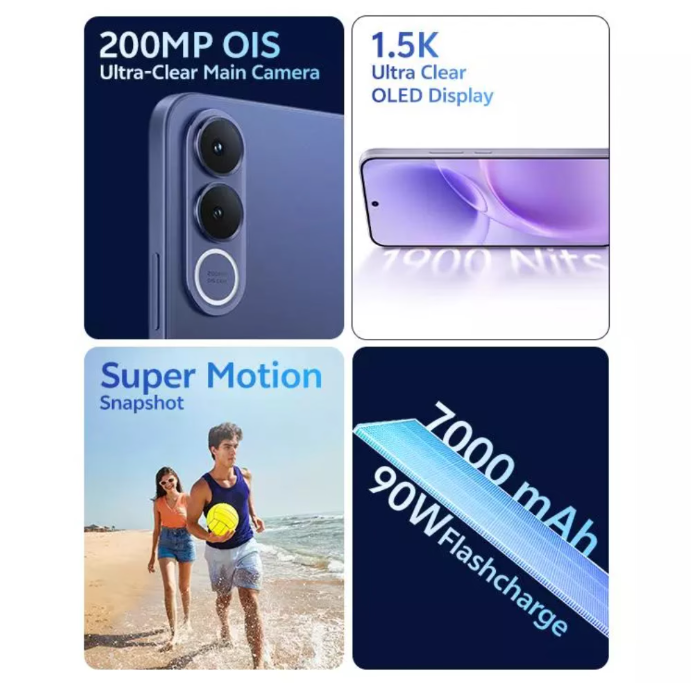 Vivo V70FE 5G 128 GB, 8 GB RAM