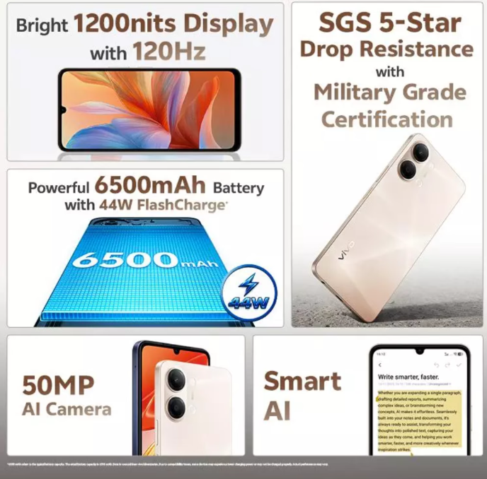 Vivo Y21 5G 128 GB, 4 GB RAM