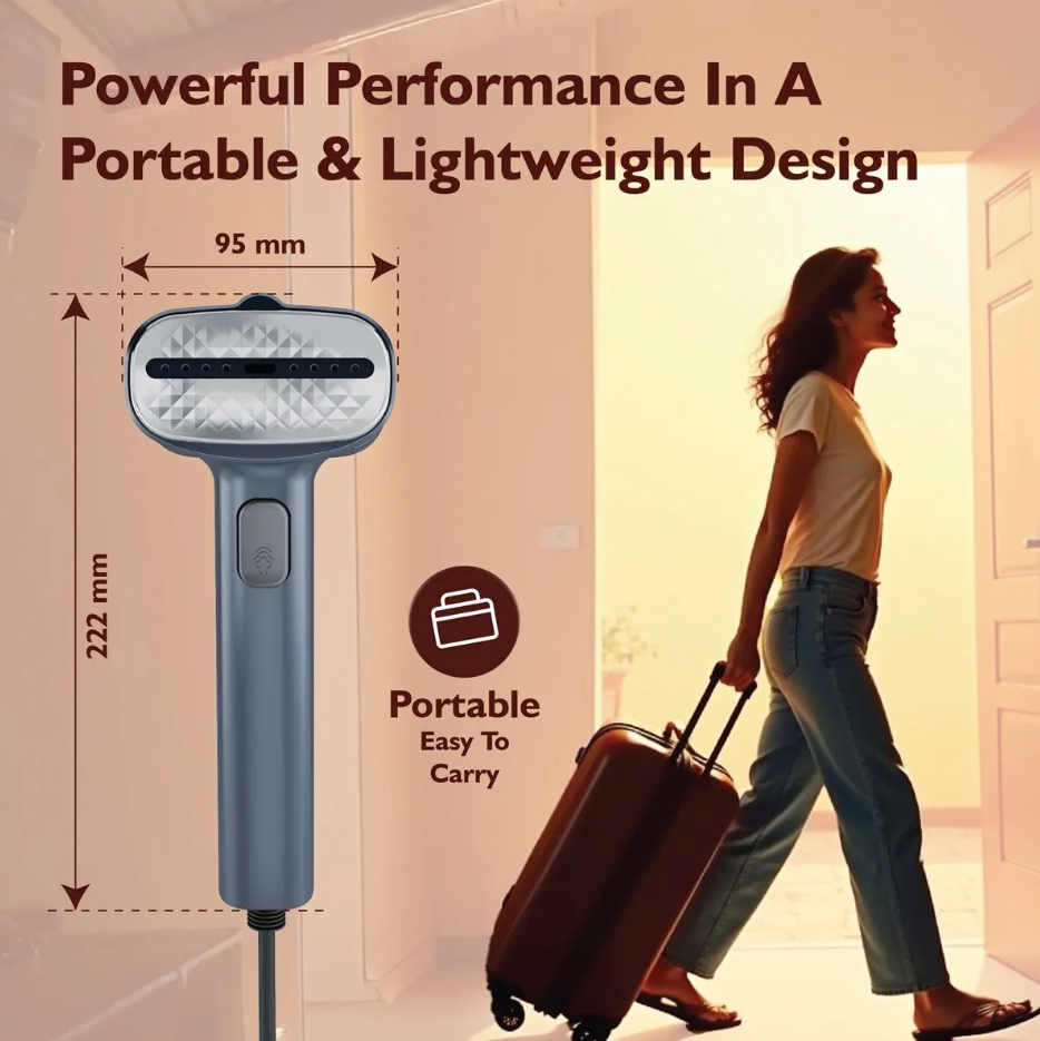 Havells Falcon Handheld Garment Steamer, 1100W