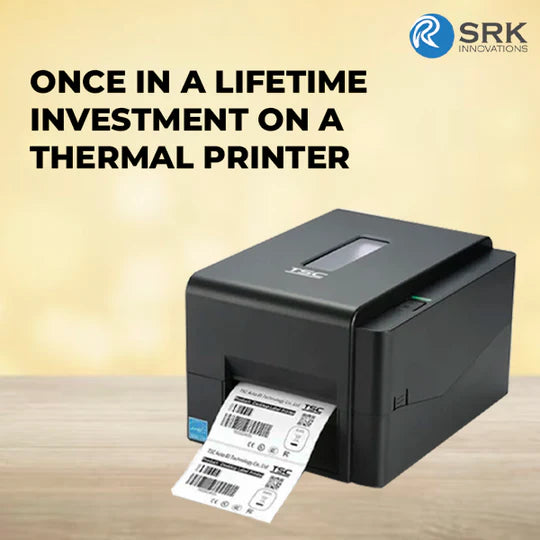 Thermal Transfer Barcode Printer | 4 inch | 203 dpi | USB | 2 Year Warranty(TSC TE 244)