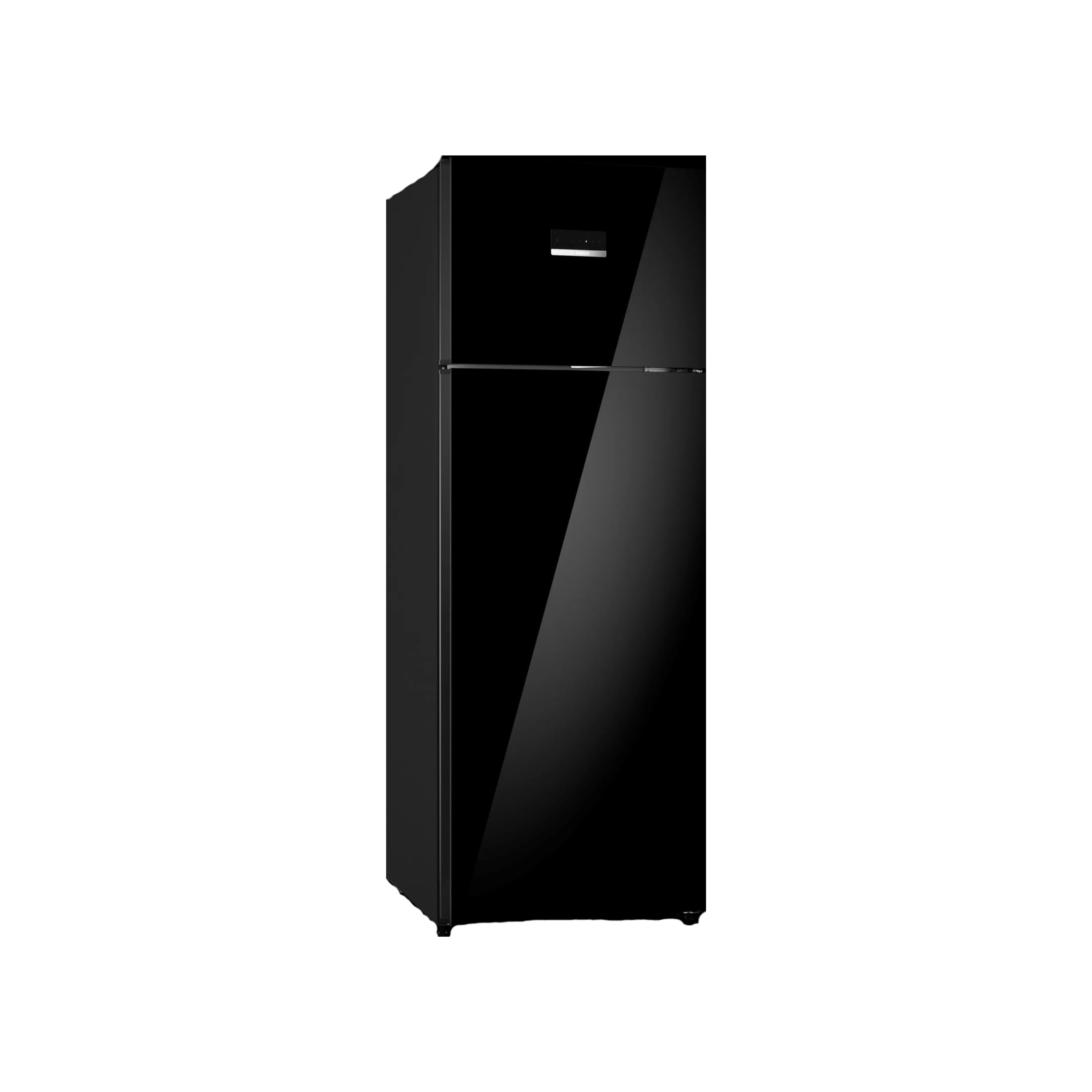 BOSCH 368 Litres Frost Free Double Door Refrigerator | Total No Frost | VitaFresh | VarioZone | SuperCooling & SuperFreezing (CTN39L01PI | Black Glass)