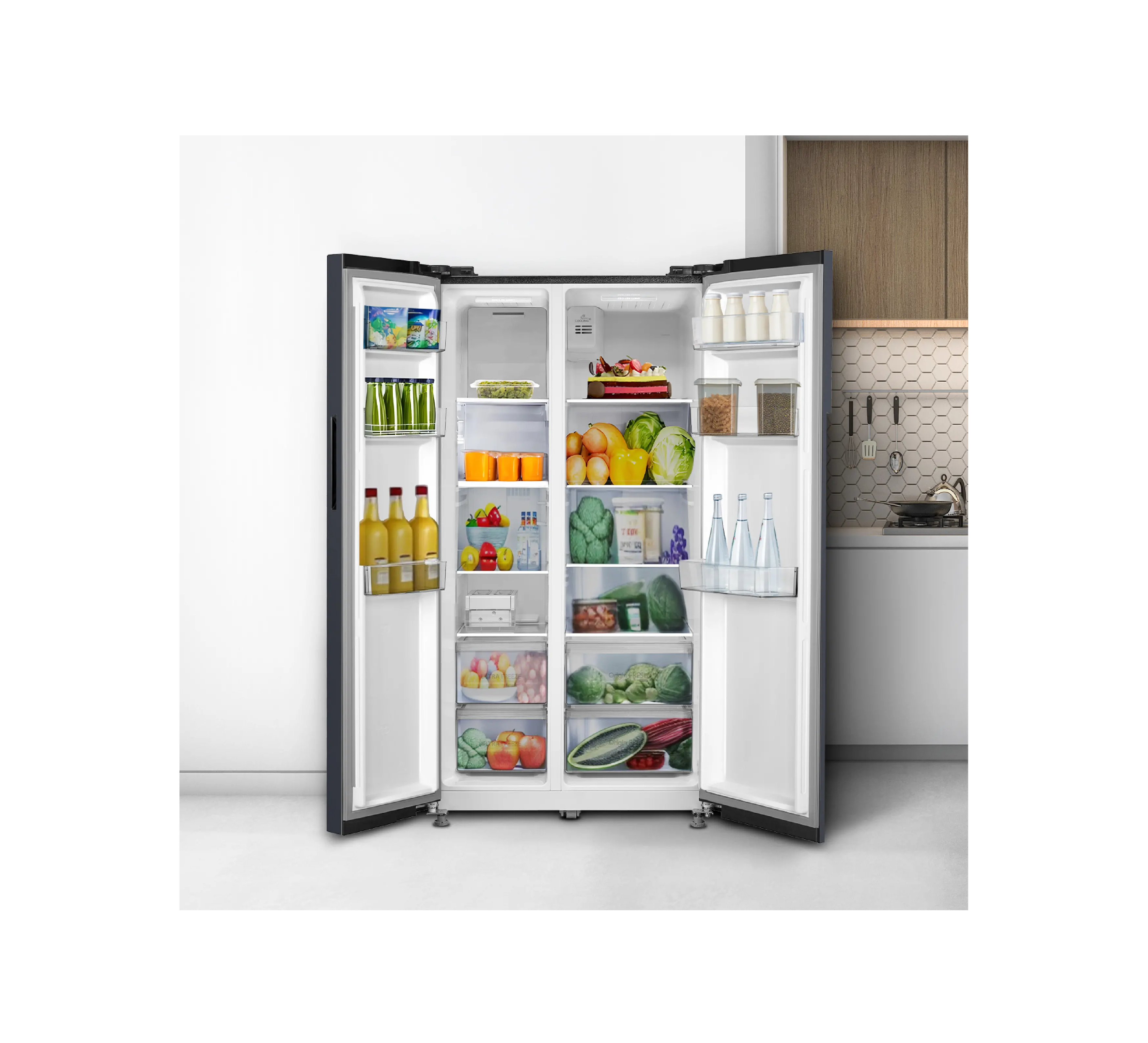 563 L SIDE BY SIDE REFRIGERATOR GR-RS696WE-PMI(06)
