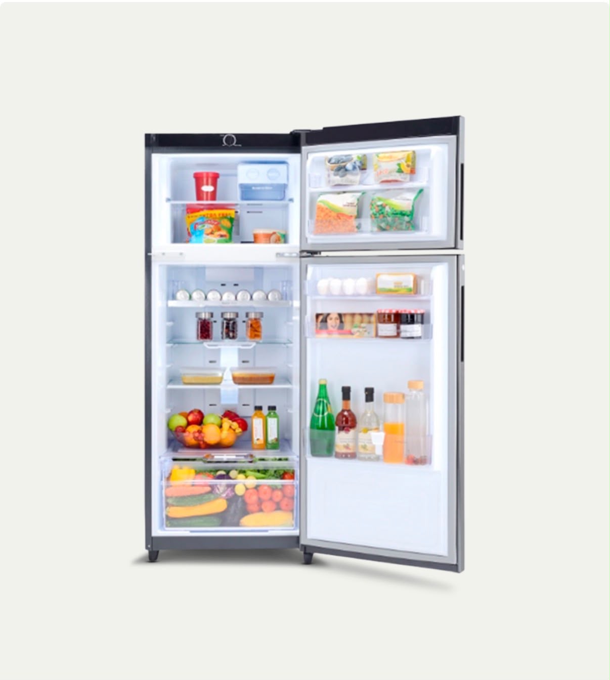 Eon Valor Freezer Convertible - Frost Free 244 Litre 3 Star Fossil Steel