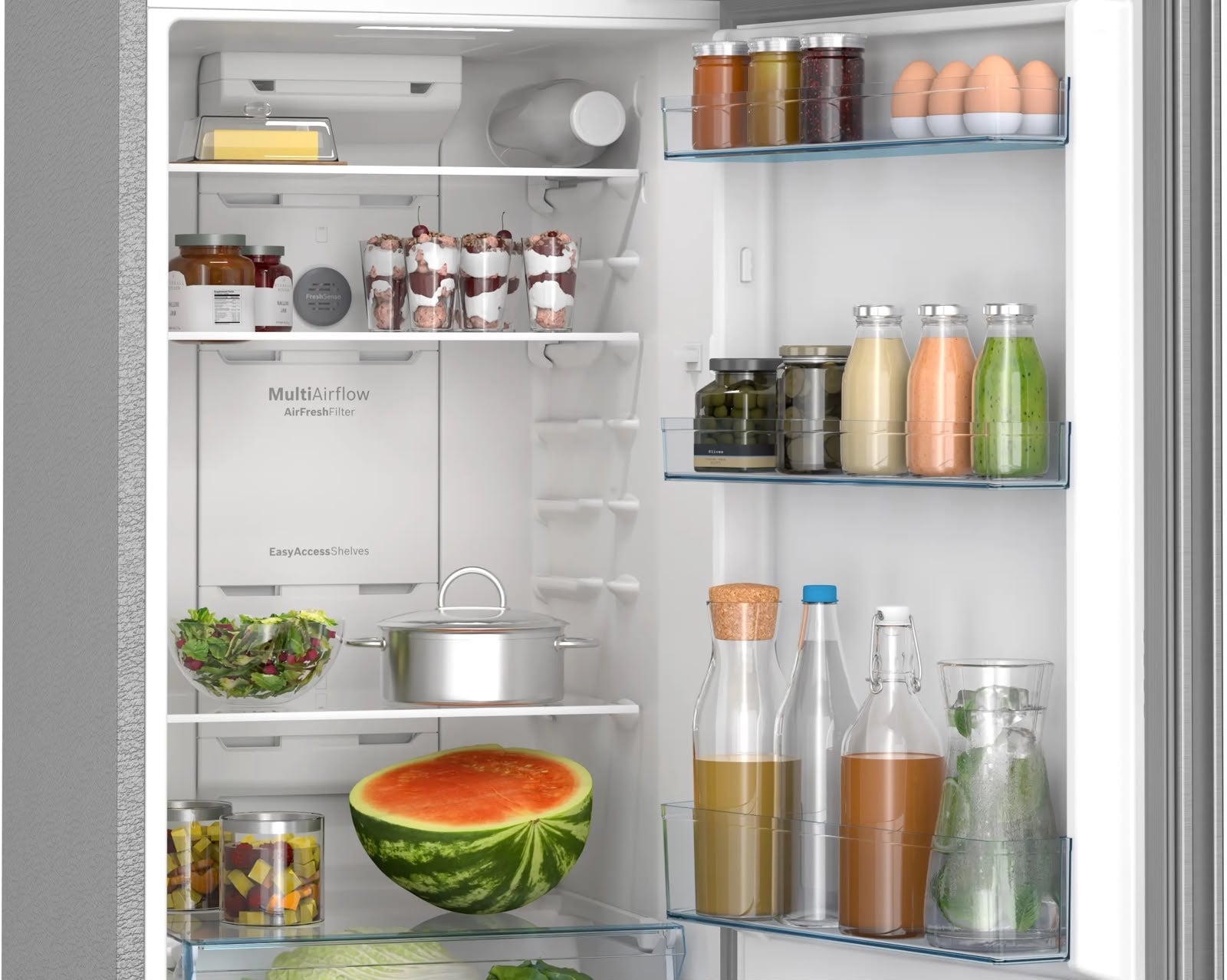 Bosch 228 L Star Frost Free Double Door Refrigerator Graphite (CTN29S21VI)