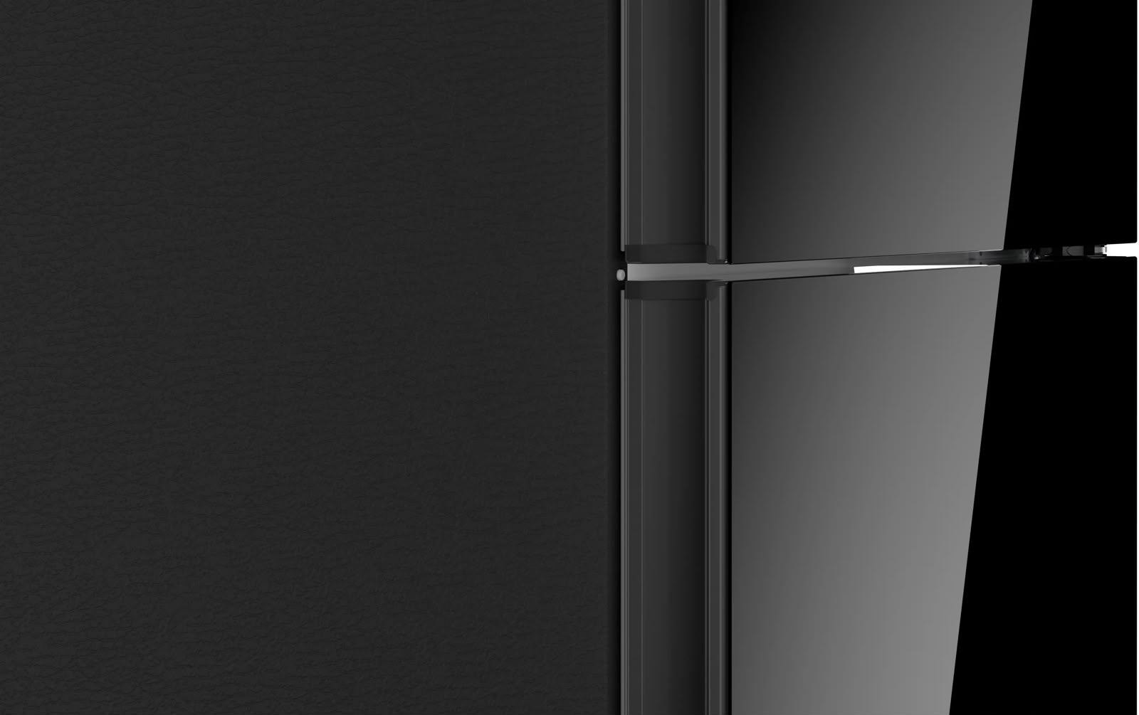 BOSCH 368 Litres Frost Free Double Door Refrigerator | Total No Frost | VitaFresh | VarioZone | SuperCooling & SuperFreezing (CTN39L01PI | Black Glass)