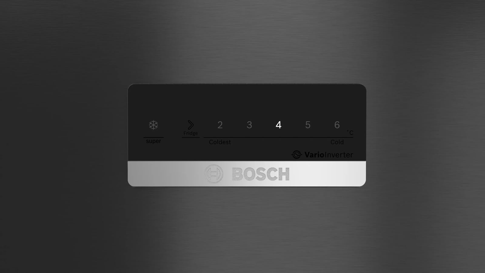 Bosch Series 4 Double Door Refrigerator, 385 L, Frost Free, Inverter Compressor, Total No Frost, Graphite, 187 x 67 cm (CTN39S31VI)