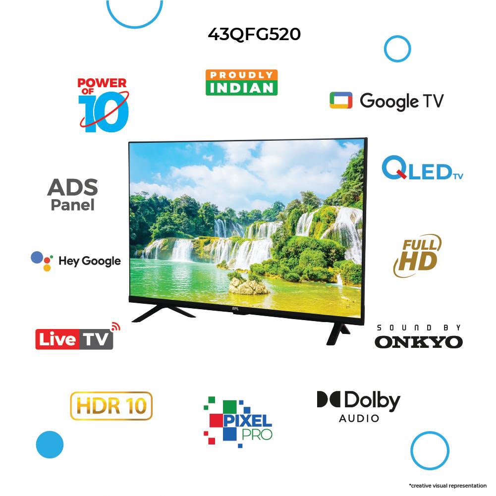 BPL 109 cm (43 inches), QLED