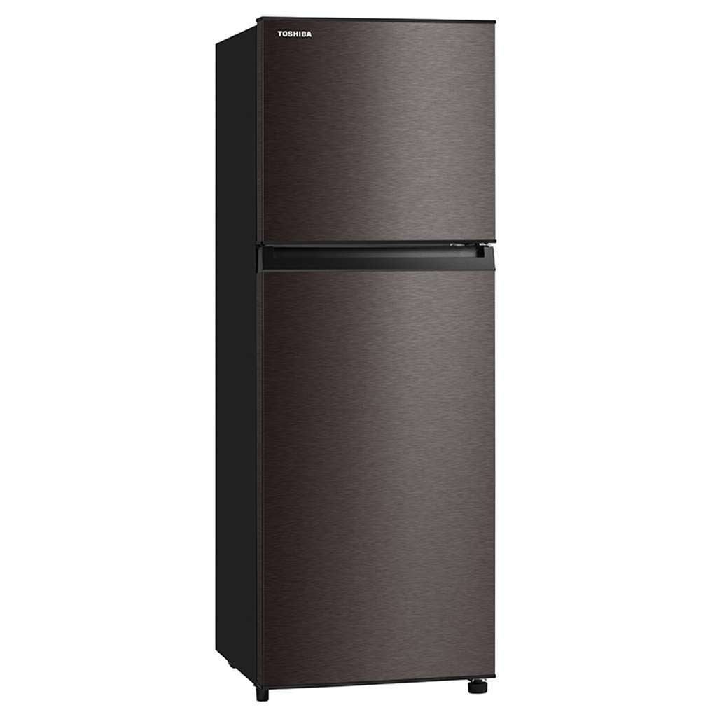 TOSHIBA 252L DOUBLE DOOR REFRIGERATOR SATIN GREY (GR-RT302WE-PMI(37))
