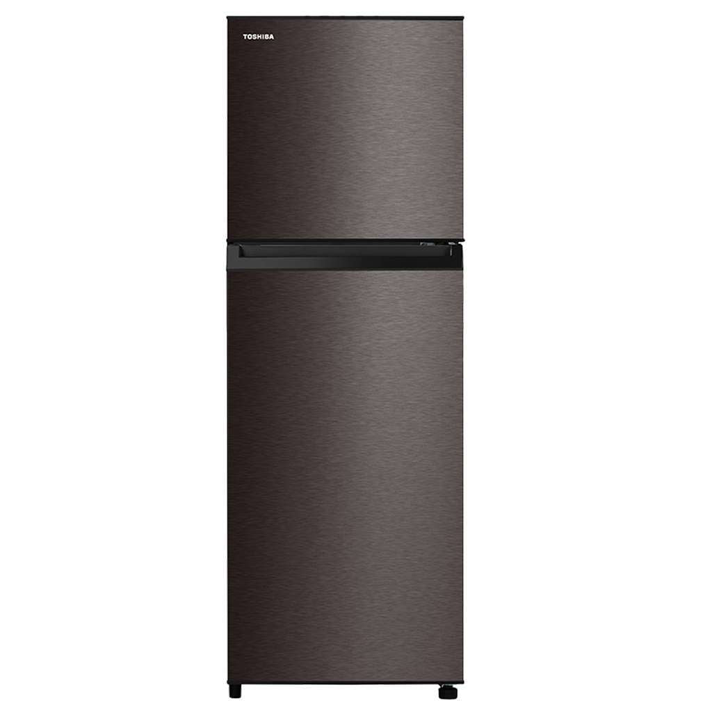 TOSHIBA 272L DOUBLE DOOR REFRIGERATOR SATIN GRAY(GR-RT328WE-PMI(37)