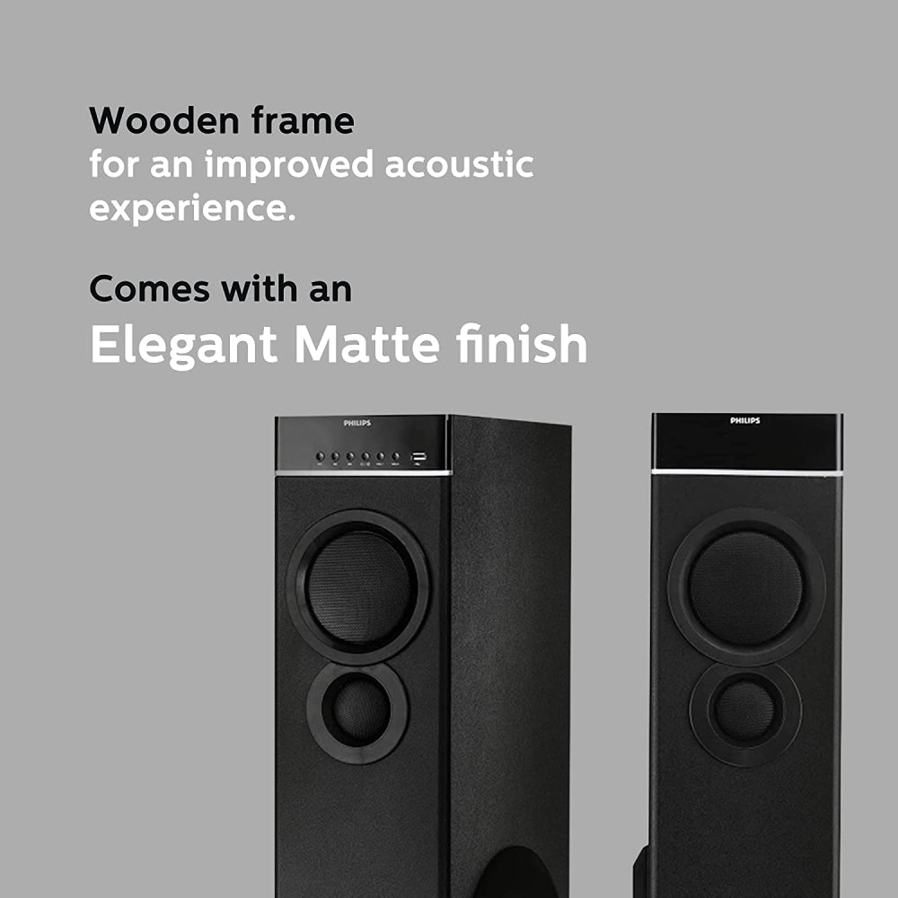 Philips SPA9080B/94 2.0 Tower Speaker