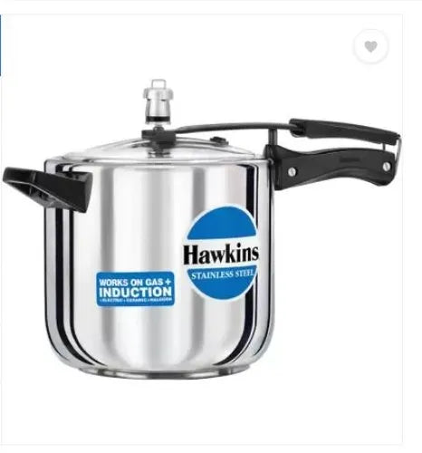Hawkins (HSS60) 6 L Inner Lid Induction Bottom Pressure Cooker  (Stainless Steel)