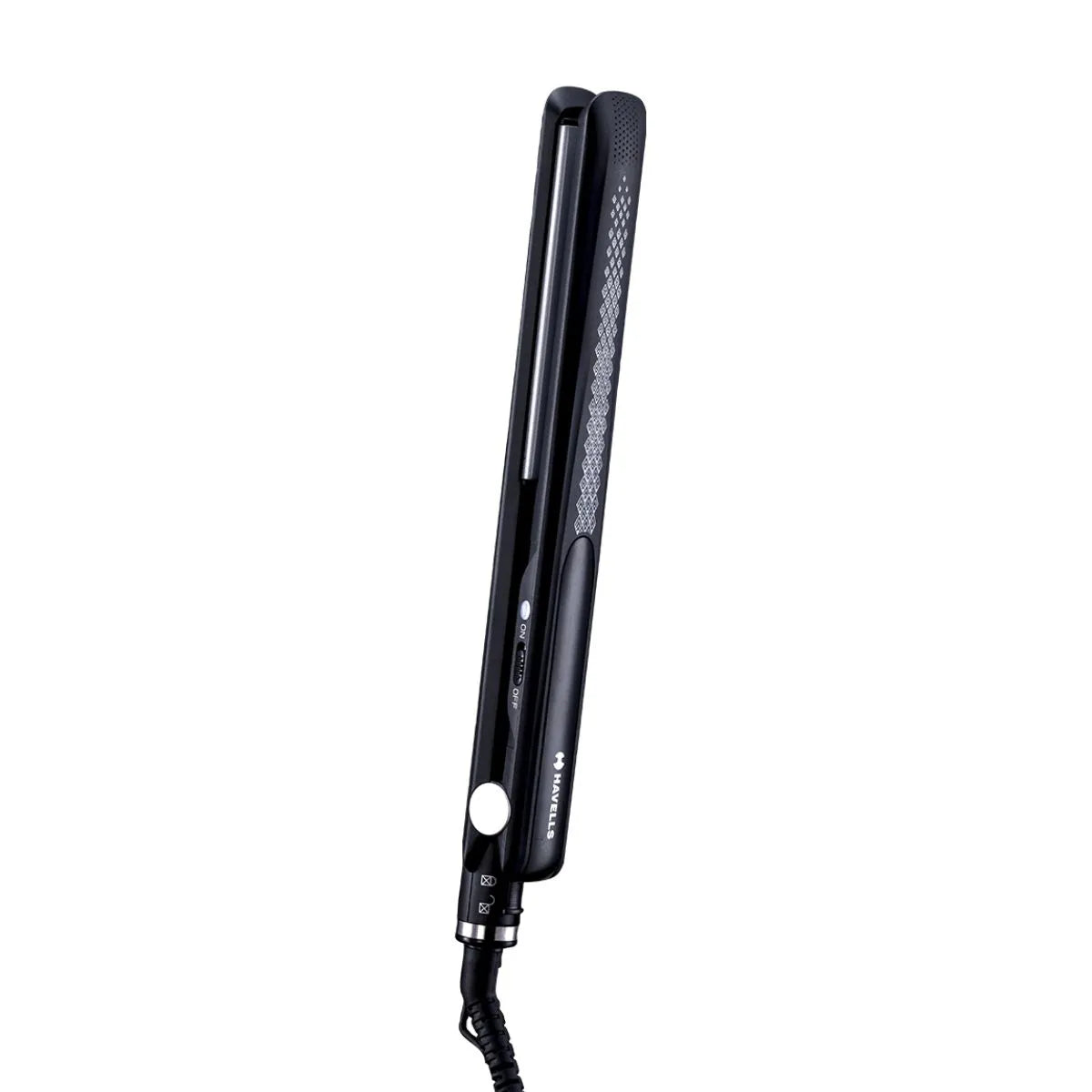 HS4106 Ceramic Coated Hair Straightener 25 mm x 120 mm Floating Plate, Black