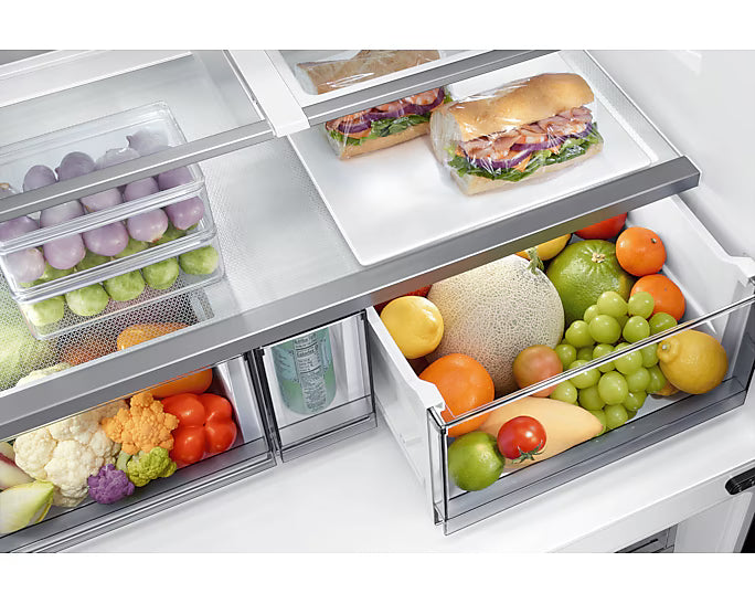 650 L 4 Door Convertible French Door Refrigerator RF65DG90BDSG