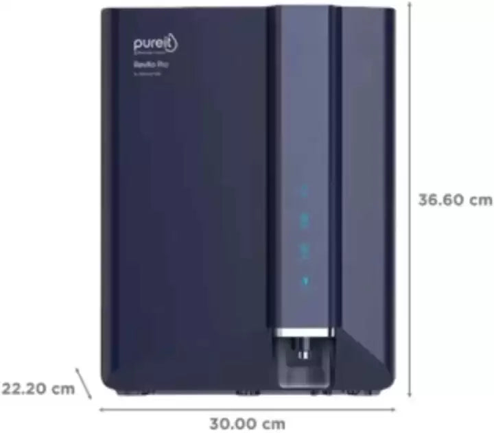 Pureit Revito Pro 8L RO+MF+UV Water Purifier with DURAViva technology (Blue)
