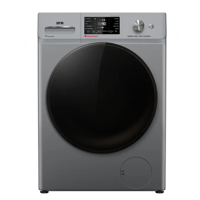 IFB Serena MSN 7012K CMS Front Load Washing Machine 7 Kg | 1200 rpm | Metallic Silver