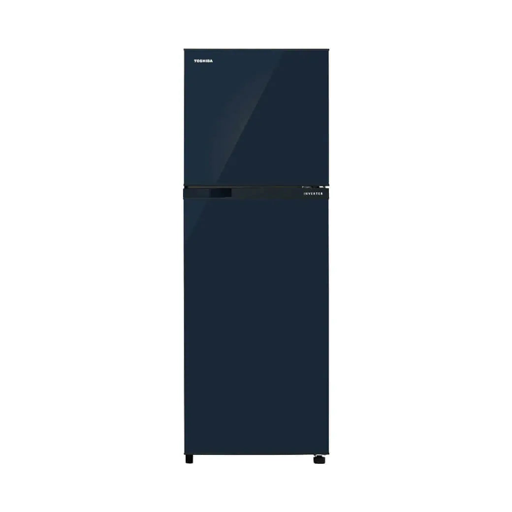 233L 2 Star Double Door Refrigerator Black Uni Glass Finish (GR-RT303WE-PMI(UK))