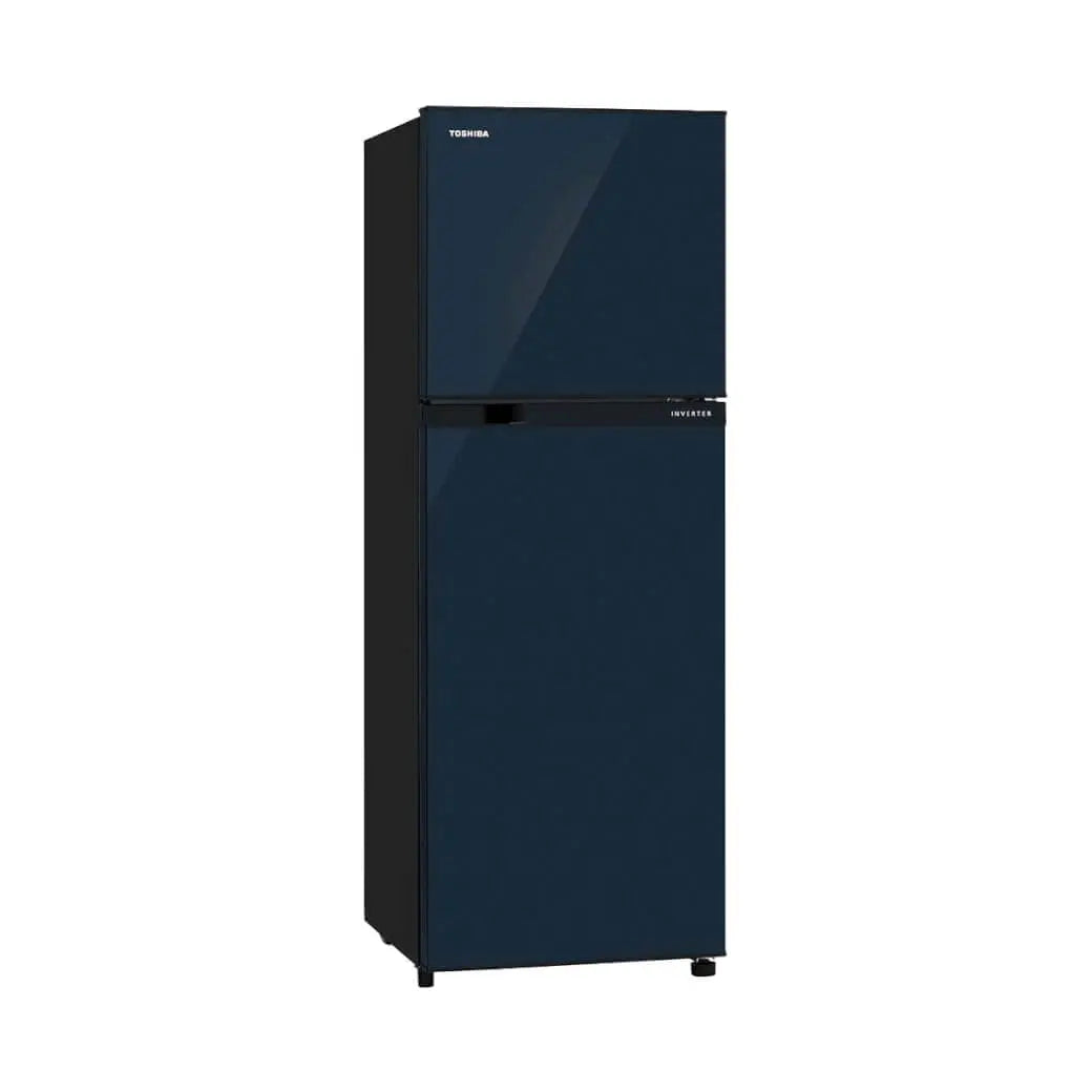233L 2 Star Double Door Refrigerator Black Uni Glass Finish (GR-RT303WE-PMI(UK))