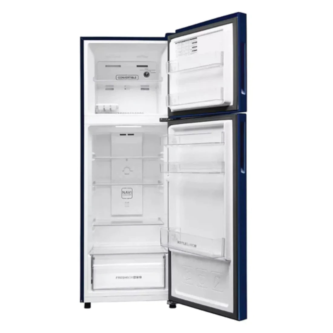 Haier 240 L, 2 Star, Green Inox Finish Top Mounted Frost Free Refrigerator