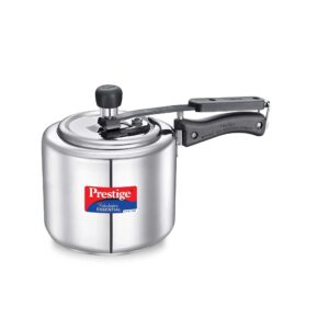 Prestige Nakshatra Essential Svachh Stainless Steel Pressure Cookers(3L, Silver, Tri-Ply Bottom, Inner Lid)