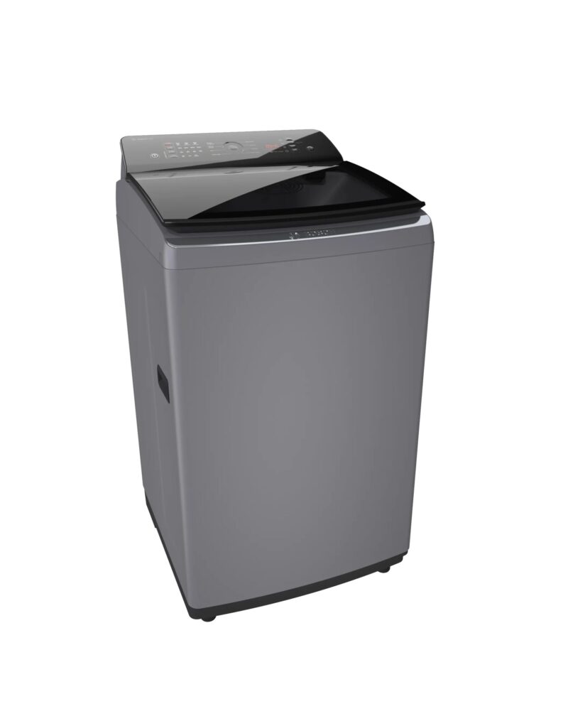 BOSCH 8 kg Fully Automatic Top Load Washing Machine (WOE802D7IN,Titanium Grey)