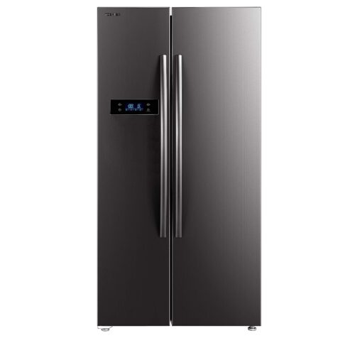 1000000 TOSHIBA 587 L with Inverter Side by Side Refrigerator Appliance (GR-RS530WE-PMI(06), Stainless Steel Finish)