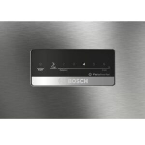 101-1 BOSCH 243 L Frost Free Double Door Top Mount 3 Star Refrigerator (silver, CTN27S031I)