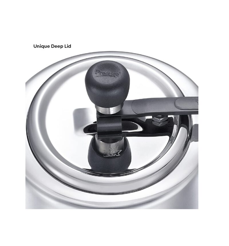 Prestige Nakshatra Essential Svachh Stainless Steel Pressure Cookers(3L, Silver, Tri-Ply Bottom, Inner Lid)