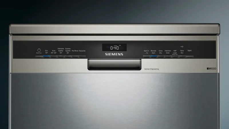 Siemens 16 Place Free-standing Dishwasher 60 cm Brushed steel Anti-fingerprint iQ500 (SN25HI00MI)