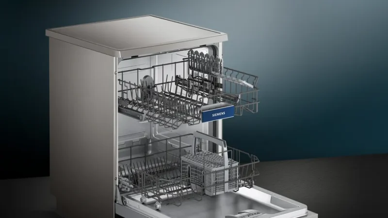 Siemens 16 Place Free-standing Dishwasher 60 cm Brushed steel Anti-fingerprint iQ500 (SN25HI00MI)
