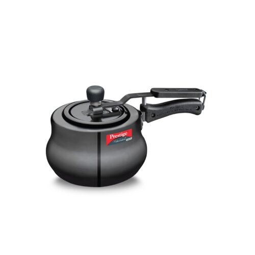 Prestige 3 Litres Nakshatra Plus Svachh Induction Base Inner Lid Hard Anodized Pressure Cooker | Black |nti-Bulge Base