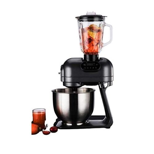 20-1 Hafele Klara - The Kitchen Machine Multifunctional Blender with 5.5L Mixing Bowl, 3 Mixing Attachments, 1.2 Litre Blender, Vegetable Slicer (3 Attachments), Optional Meat Mincer Attachment - 1000 Watt