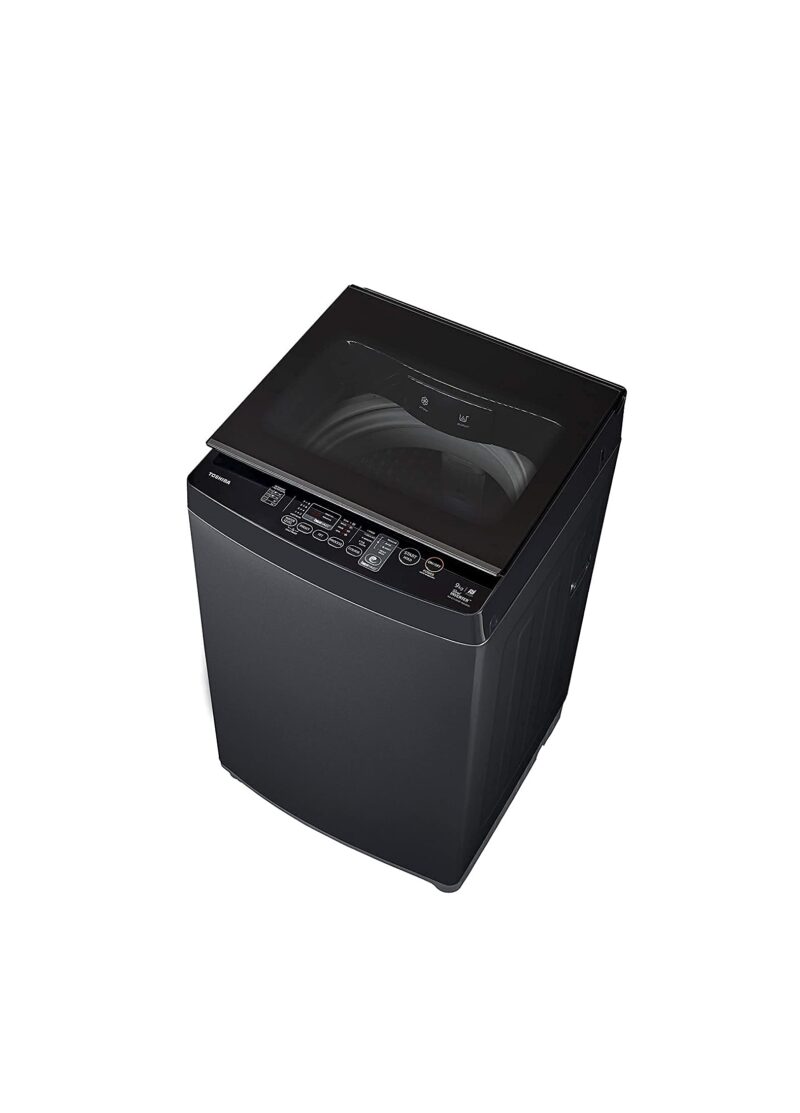 TOSHIBA 9 Kg 5 Star Inverter Fully Automatic Top Loading Washing Machine (AW-DJ1000F-IND, Grey)