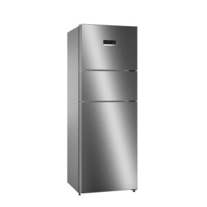 Bosch MaxFlex Convert 364L Inverter Frost Free Triple Door Refrigerator (CMC36K05NI, Black Steel)