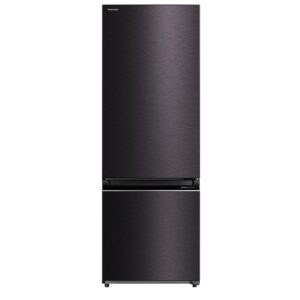200000 Toshiba 349L 2 Star Frost Free Inverter Double Door Refrigirator Bottom Freezer(GR-RB423WE-PMI(37), Satin Grey)