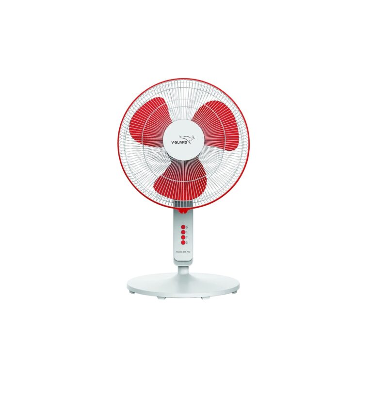 V-Guard Finesta STS PLUS 16 Pedestal Fan (White and Red)