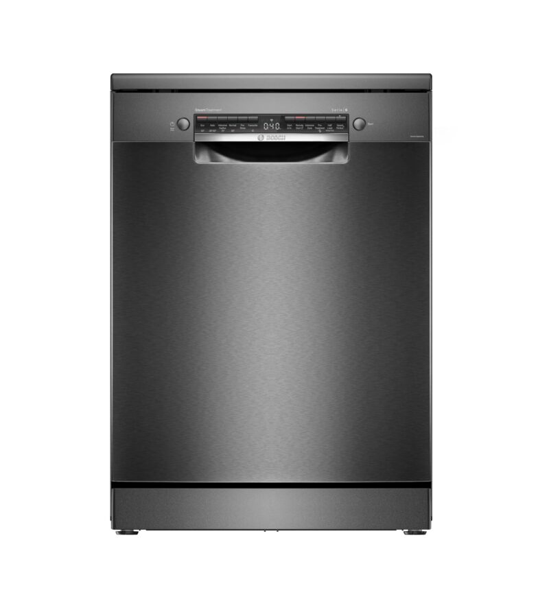 BOSCH free-standing dishwasher Series 6 Brushed black(SMS6HMC00I) 15 PLACE SETTING