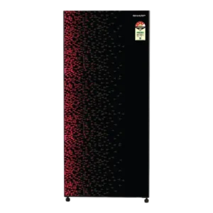 SHARP 193L 4 Star Direct-Cool Single Door Refrigerator I Toughened Glass Door (SJ-G19ST-MR)