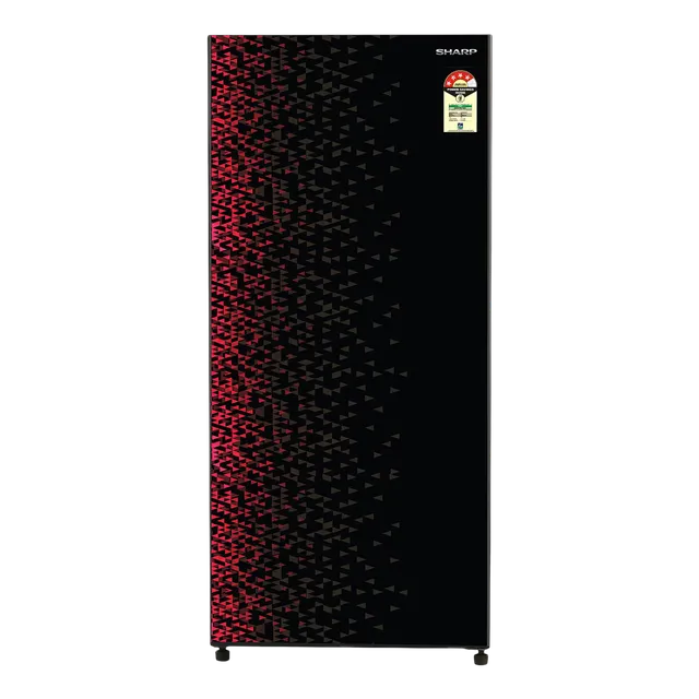 SHARP 193L 4 Star Direct-Cool Single Door Refrigerator I Toughened Glass Door (SJ-G19ST-MR)