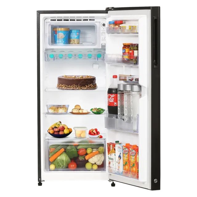 SHARP 193L 4 Star Direct-Cool Single Door Refrigerator I Toughened Glass Door (SJ-G19ST-MR)