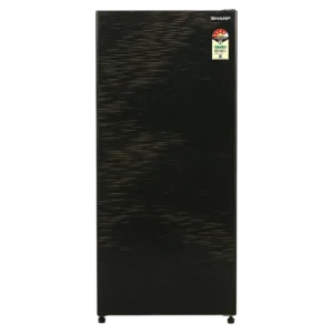 SHARP 175L 4 Star Direct Cool Single Door Refrigerator with Inverter Compressor (SJ-G19ST-BK, Black)